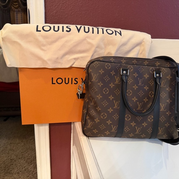 Louis Vuitton Dark Brown Monogram Briefcase - Picture 1 of 10